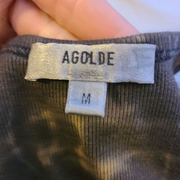 Agolde Rib Tank Body Suit NWT size M - Picture 3 of 5